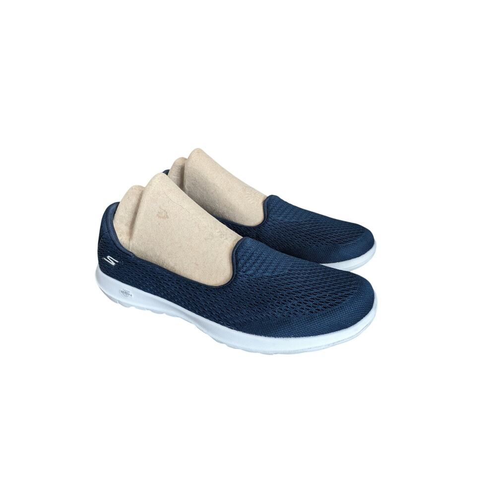 Skechers GoWalk Lite Shanti GoGa Mat Sneakers Womens 7.5 Cushioning Mature Comfy